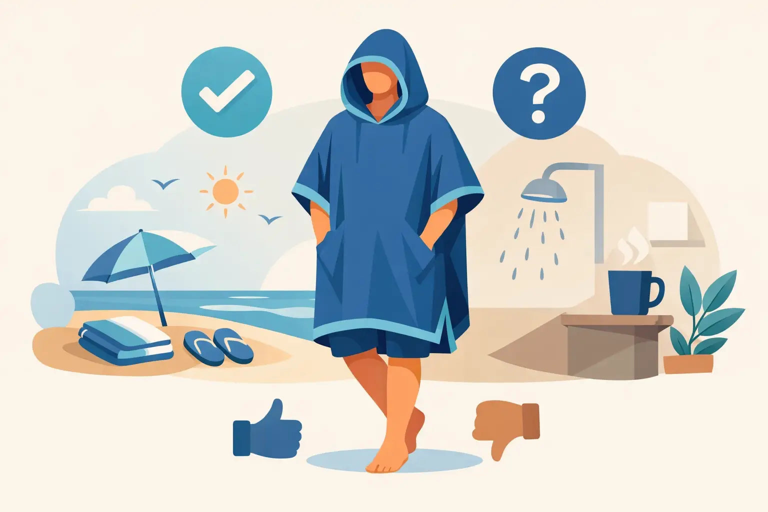 Avis poncho serviette adulte: utile ou non?