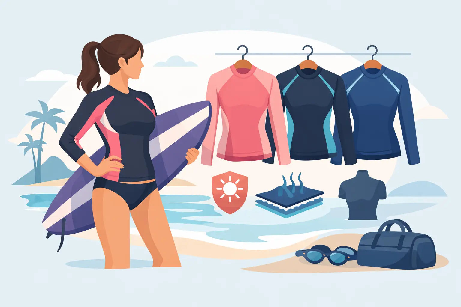 Rashguard femme - comment bien le choisir