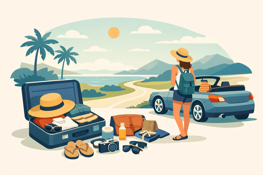 Tenue légère pour road trip - quoi emporter