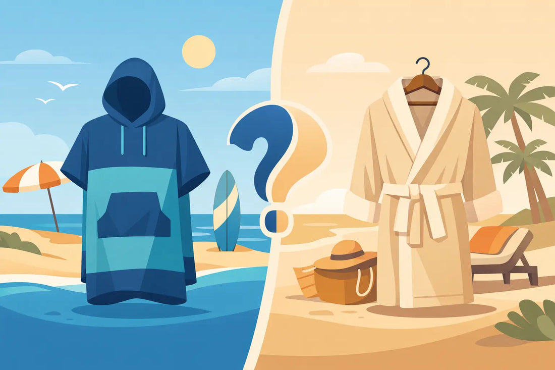 Poncho serviette ou peignoir plage ?