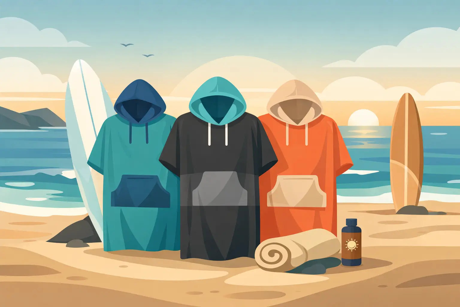 10 meilleurs ponchos serviettes pour surf