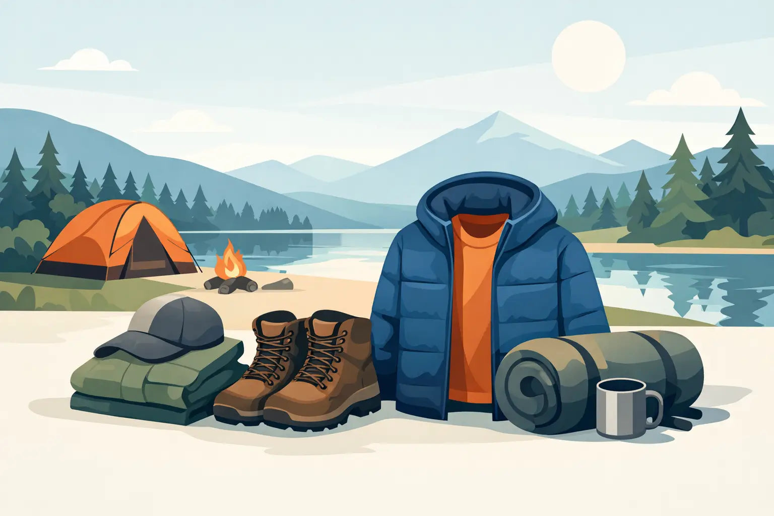 Vêtement confortable pour camping bien choisi
