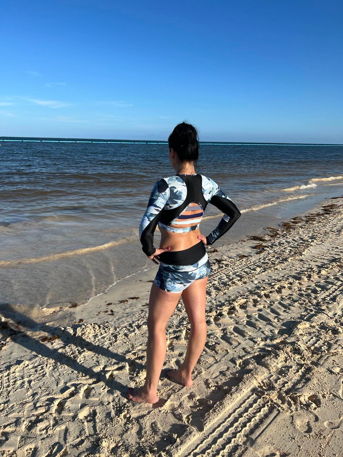 Rashguard Actif Deux Pièces Pour Femme