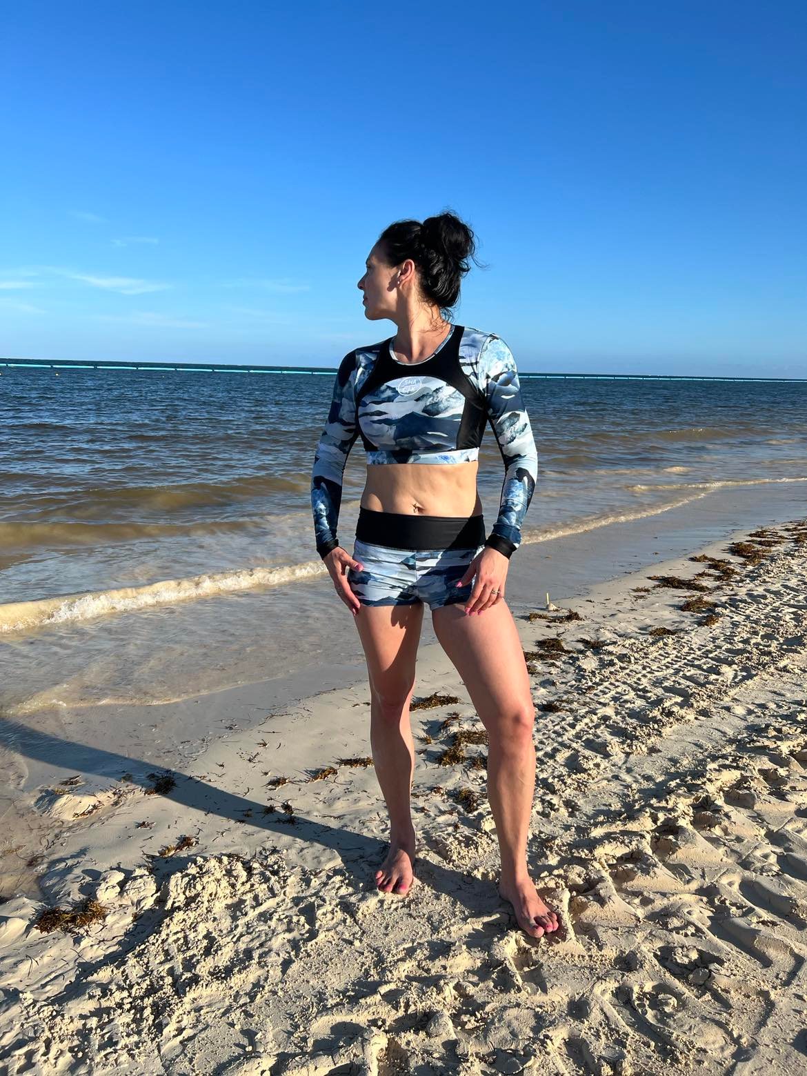 Rashguard Actif Deux Pièces Pour Femme