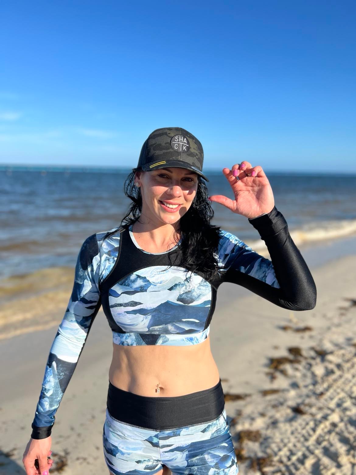 Rashguard Actif Deux Pièces Pour Femme
