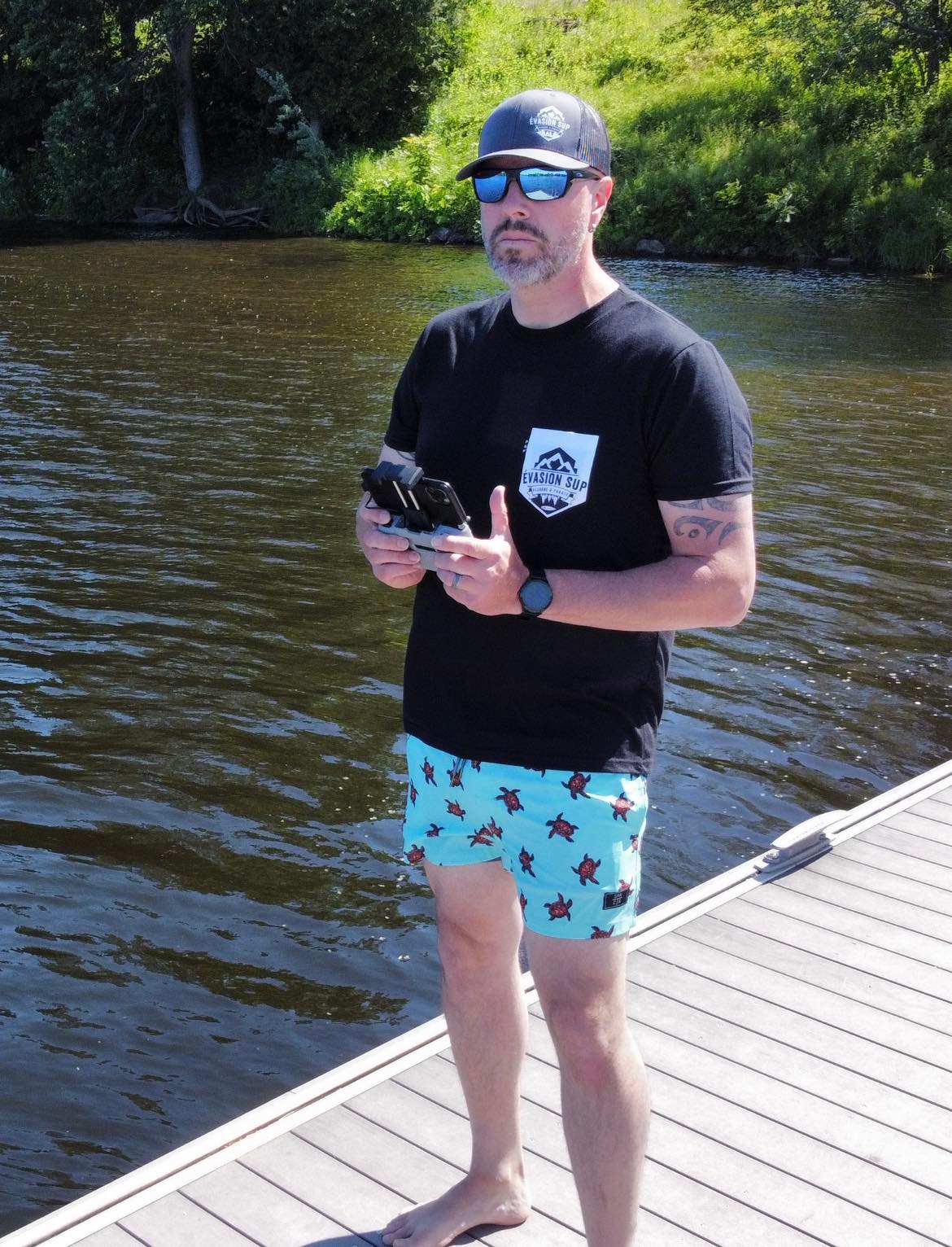 Men Swimsuit-to-Go (made from recycled bottles)