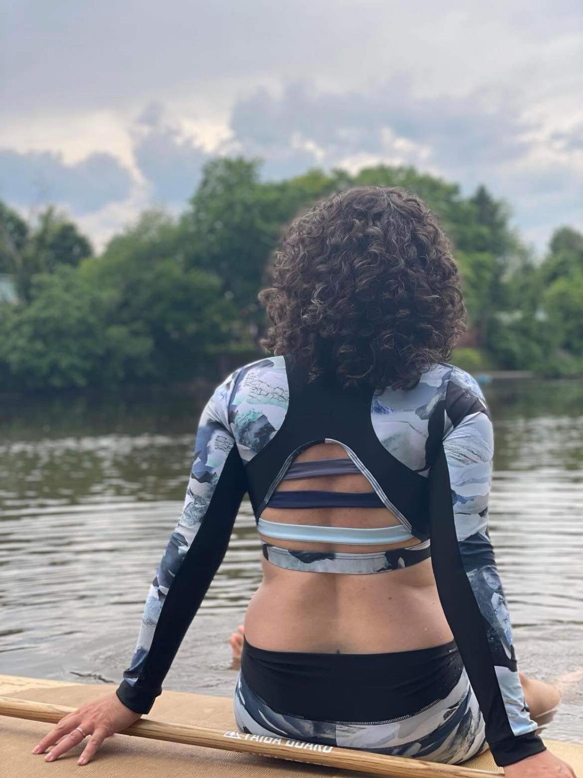 Rashguard Actif Deux Pièces Pour Femme