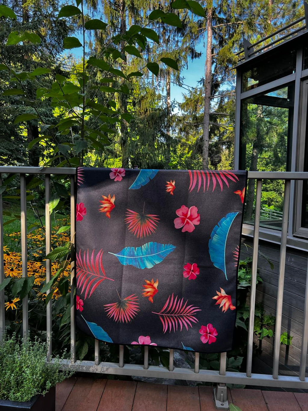 Serviette Imprimée En Microfibres