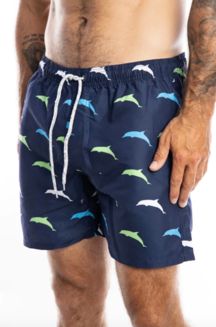 Maillot De Bain Bande Élastique À Imprimé Pour Homme