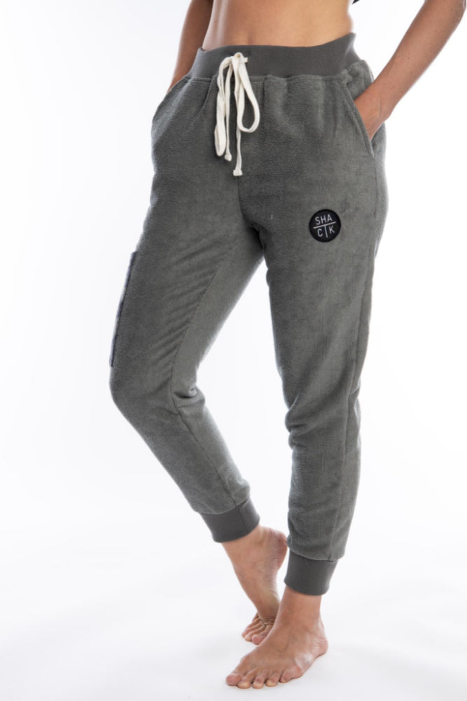 Jogger en microfibre gris camo - Unisexe