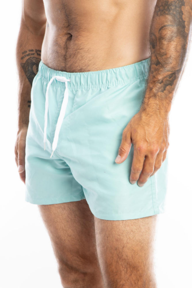 Maillot De Bain Uni À Bande Élastique Pour Homme