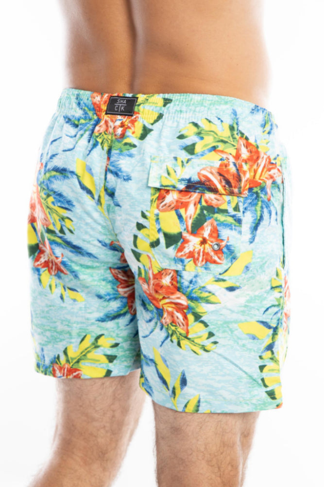 Maillot De Bain Bande Élastique À Imprimé Pour Homme