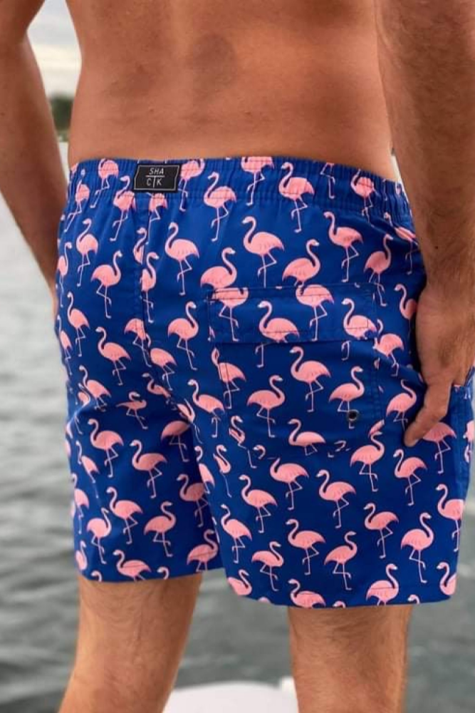 Maillot De Bain Bande Élastique À Imprimé Pour Homme