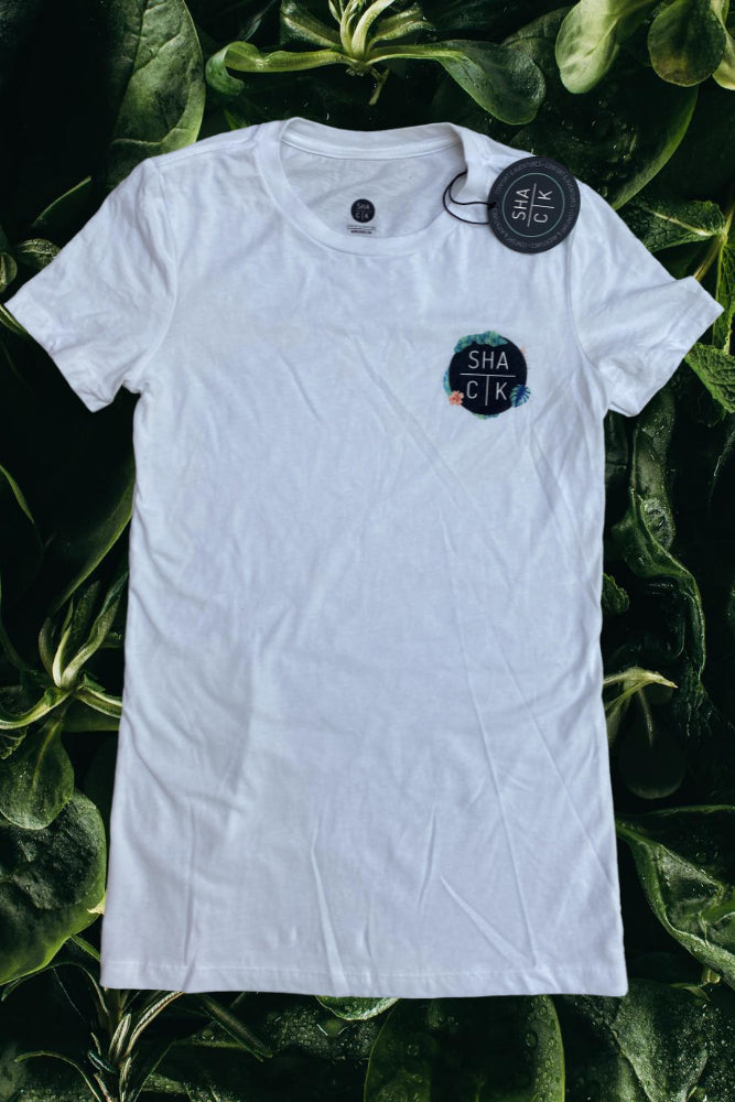 T-Shirt À Imprimé De Fleurs